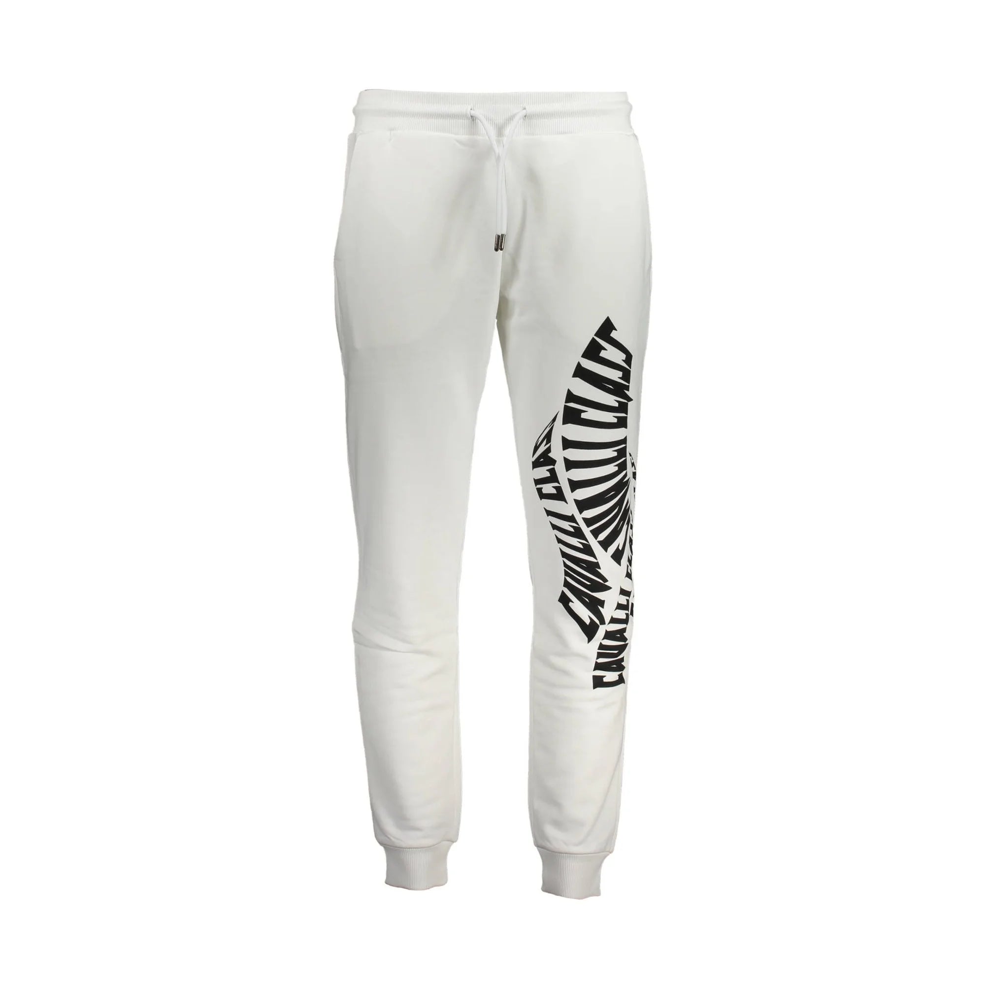 Cavalli Class Pantaloni Uomo Bianco Stampa - foto prodotto
